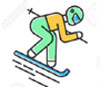 Skiing in Manali
